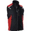 Kübler BODYFORCE Softshell Weste 7125 5375-9955 schwarz/mittelrot Produktbild